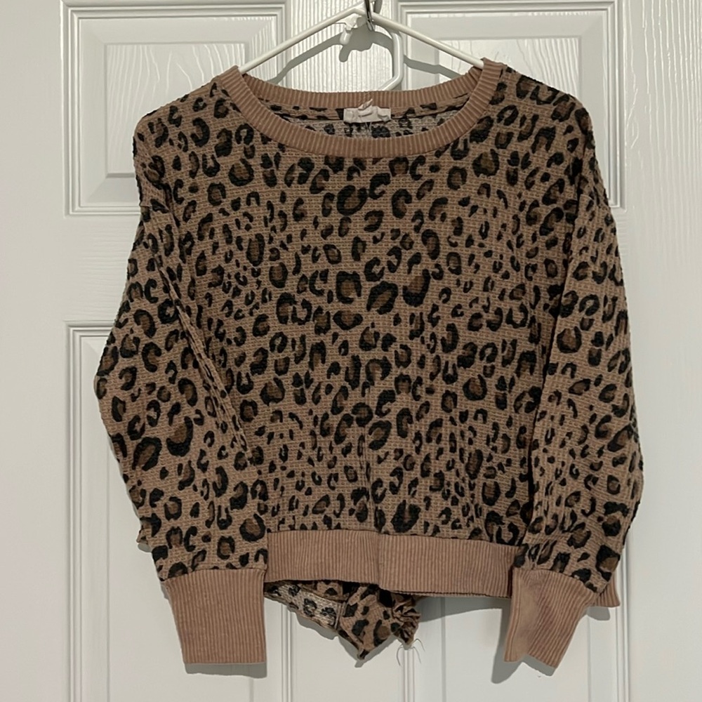 Cozie by Pink Rose women’s animal print pajama set